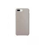 Daytona Apple 7/8 Uyumlu Silikon Ultra Slim Mikrofiber Astarlı Koyu Gri Cep Telefonu Kılıfı