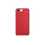 Daytona Apple 7/8 Uyumlu Silikon Ultra Slim Mikrofiber Astarlı Koyu Kırmızı Cep Telefonu Kılıfı