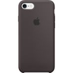 Daytona Apple iPhone 7/8 Kamelya (Camellia) Silikon Kılıf Kauçuk Arka Kapak Füme Siyahı - Cocoa