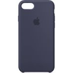 Daytona Apple iPhone 7/8 Kamelya (Camellia) Silikon Kılıf Kauçuk Arka Kapak Gece Mavisi - Midnight Blue