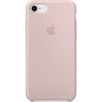 Daytona Apple iPhone 7/8 Kamelya (Camellia) Silikon Kılıf Kauçuk Arka Kapak Kum Pembesi - Pink Sand
