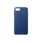 Daytona Apple iPhone 7/8 Telefon Uyumlu Ultra Slim Mikrofiber Koyu Mavi Deri Cep Telefonu Kılıfı