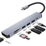 Daytona Cf-17 7in1 Type-C HDMI 4K Usb Sd tf Dönüştürücü Çevirici Adaptör