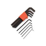 Daytona CK96 9 Parça Krom Kaplama - CR-V Kısa 120 mm Alyan Anahtar Takımı