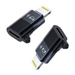 Daytona CL2 Lightning ≥ USB C Şarj Ve Data Aktarım Destekli Kulaklık Adaptörü Dönüştürücü, 2 Adet Aux Ses Adaptörü Konektörü Dongle/Lightning Erkek – Usb C Dişi