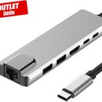 Daytona FC04 RJ45 Gri Adaptör