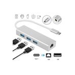 Daytona Fc05 Type-C to 3*usb 3.0 Gigabit Ethernet Rj45 Çevirici