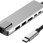 Daytona Fix FC04 6 in 1 Type C to PD Hdmi Usb RJ45 Adaptör