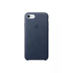 Daytona iPhone 7/8 Uyumlu Telefon Uyumlu Ultra Slim Mikrofiber Lacivert Deri Cep Telefonu Kılıfı