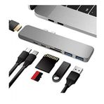 Daytona Macbook Uyumlu 7 in 1 Type-C 4K Card Reader & Hub