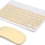 Daytona Mk-4Sr Kablosuz Ergonomik Manyetik Tablet Kılıf Uyumlu Klavye Mouse Seti Türkçe Q Sarı