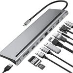 Daytona MST-12U Ethernet Aux Pd Metalik Gri Kart Okuyucu Çevirici Adaptör Hub