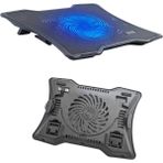 Daytona ST-811 Fanlı LED Işıklı Ergonomik Laptop Soğutucu Standı - Siyah