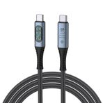 Daytona Zr850 Led 240W Usb 4.0 40Gbps 8K Thunderbolt Görüntü Aktarım Ve Hızlı Şarj Kablosu 1 Metre