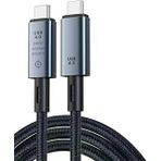 Daytona Zr851 240W Usb 4.0 40Gbps 8K Thunderbolt Görüntü Aktarım Hızlı Şarj Kablosu 2 Metre