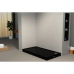 Db Banyo 86900101851050.S Dikdörtgen Monoblok 80x120x11 cm Siyah Duş Teknesi