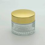 D&B Boş Krem Kavanozu 30 ml (5 Adet) Boş Şeffaf Sarı Kapaklı Kutu