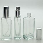 D&B Boş Parfüm Şişesi 50 ml (5 Adet) Gri Kapak Metal Valf IPHONE Boş Şişe