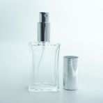 D&B Parfüm Şişesi 30 ml (5 Adet) Gri Kapak Metal Valf Içbükey Boş Şişe