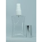 D&B Yol 30 Ml 5 Adet Gri Kapak Plastik Valf (Tekrar Doldurulabilir) Içbükey Boş Parfüm Şişesi