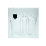 D&B YOL Boş Kolonya Şişesi 200 ml (3 ADET) Şeffaf Boş Şişe