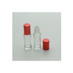 D&B YOL Boş Parfüm Şişesi 5 ml (5 ADET) Roll-on Kırmızı Kapaklı Boş Şişe