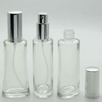 D&B Yol Boş Parfüm Şişesi 50 Ml (3 Adet) Gri Kapak Metal Valf Eyfel (Tekrar Doldurulabilir) Boş Şişe