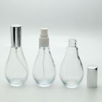 D&B Yol Boş Parfüm Şişesi 70 Ml (4 Adet) (Tekrar Doldurulabilir) Boş Ampul Şişe Gri Kapak Plastik Valf