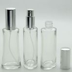 D&B Yol Parfüm Şişesi 100 Ml (2 Adet) (Tekrar Doldurulabilir) Eyfel Gri Kapak Plastik Valf Boş Şişe