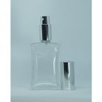D&B Yol Parfüm Şişesi 30 Ml (10 Adet) Gri Kapak Metal Valf İçbükey (Tekrar Doldurulabilir) Boş Şişe