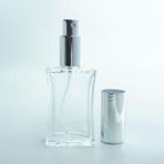D&B Yol Parfüm Şişesi 30 Ml (3 Adet) Gri Kapak Metal Valf İçbükey (Tekrar Doldurulabilir) Boş Şişe