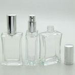 D&B Yol Parfüm Şişesi 30 Ml (5 Adet) Gri Kapak Metal Valf İçbükey (Tekrar Doldurulabilir) Boş Şişe