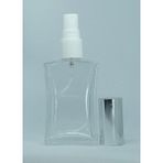 D&B Yol Parfüm Şişesi 30 Ml (5 Adet) Gri Kapak Plastik Valf İçbükey (Tekrar Doldurulabilir) Boş Şişe