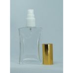 D&B Yol Parfüm Şişesi 30 Ml (5 Adet) Sarı Kapak Plastik Valf İçbükey (Tekrar Doldurulabilir) Boş Şişe