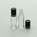 D&B Yol Parfüm Şişesi 5 Ml (3 Adet) Roll-On Gri Kapaklı Boş Şişe