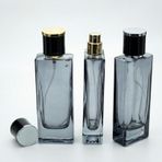 D&B Yol Parfüm Şişesi 50 Ml 10 Adet Siyah Boyalı Tower (Aparat İle Kapatılan-Kolay Kapama Model