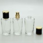 D&B Yol Parfüm Şişesi 50 Ml 3 Adet (Aparat İle Kapatılan) Konik Silindir Şişe Kolay Kapama