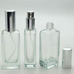 D&B Yol Parfüm Şişesi 50 Ml (5 Adet) (Tekrar Doldurulabilir) Gri Kapak Metal Valf Iphone Boş Şişe