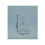 D&B YOL Parfüm Ve Kolonya Şişesi 10 ml 5 Adet (TEKRAR DOLDURULABİLİR) Boş Cam Beyaz Sprey Şişe