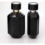 D&B Yol Parfüm Ve Kolonya Şişesi 100 Ml 3 Adet (Aparat İle Kapatılan) Siyah Özel Kolay Kapama Cam Şişe