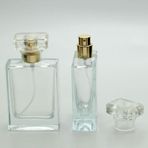 D&B Yol Parfüm Ve Kolonya Şişesi 50 Ml 3 Adet (Aparat İle Kapatılan) Dolgulu Özel Kolay Kapama Cam Şişe