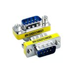 Db9 Erkek Erkek Rs232 Dönüştürücü Seri Kablo Ara Uzatma Rs 232 Erkek 9 Pin