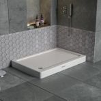 Dbbanyo Dikdörtgen Monoblok Duş Teknesi 70*120*11 cm - 70 x 120 x 11 cm