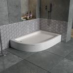 Dbbanyo Sağ Asimetrik Duş Teknesi Panelli 80*110*20 cm - 80 x 110 x 20 cm