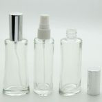 Dbyol Parfüm Şişesi 50 ml (10 Adet) Gri Kapak Plastik Valf Eyfel Boş Şişe