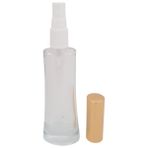 Dbyol Parfüm Şişesi 50 ml (10 Adet) Sarı Kapak Plastik Valf Eyfel Boş Şişe
