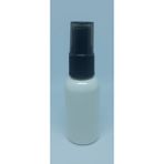 Dbyol Parfüm ve Kolonya Şişesi Beyaz 30 ml 5 Adet Siyah Sprey Boş Plastik