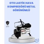 Dc 12V Metal Hava Kompresörü Araç Lastik Şişirme 35L/DK Nemere - Renkli