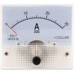 Dc 30a Analog Ampermetre Paneli 0-30a Akım Ölçer 85c1