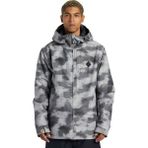 Dc Basis Print Erkek Gri Snowboard Ceketi - Antrasit - M